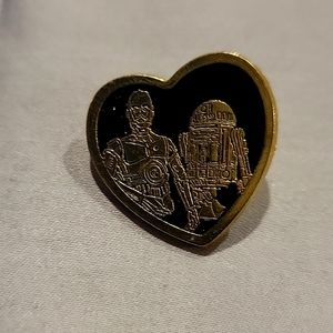 Pin Star Wars The Phantom Menace Heart Shaped R2D2 & C3P0 Variety 2011